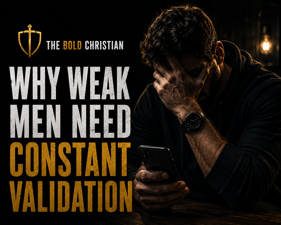 Why Weak Men Need Constant Validation