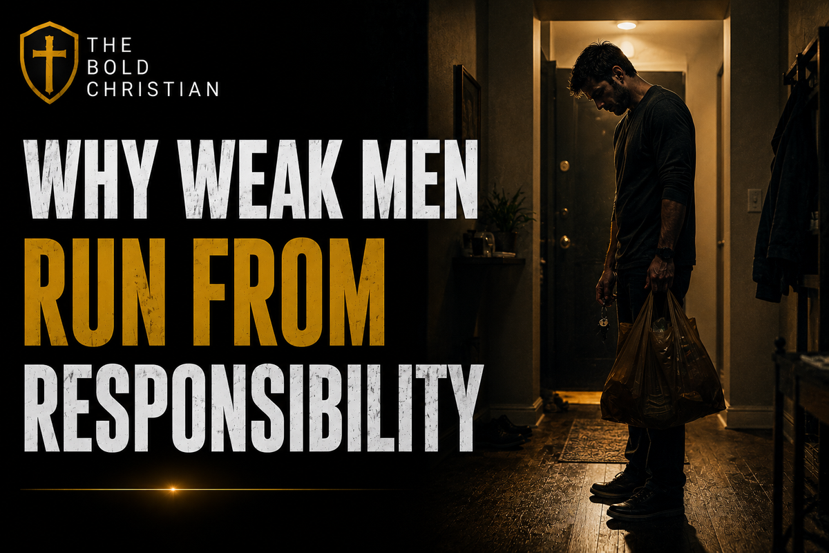 Why Weak Men Run From Responsibility