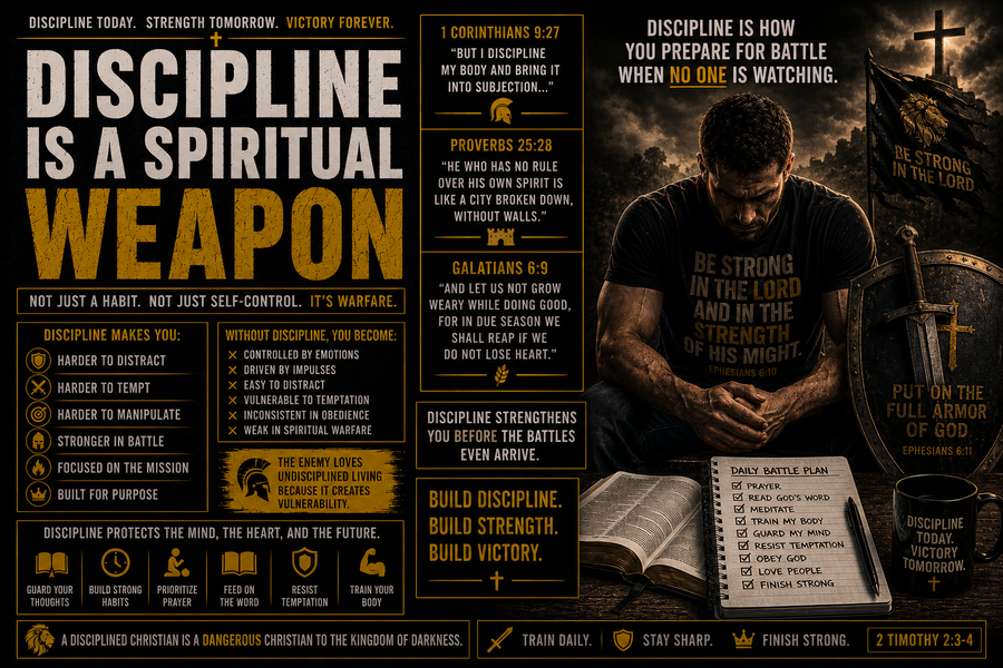 Discipline Is A Spiritual Weapon